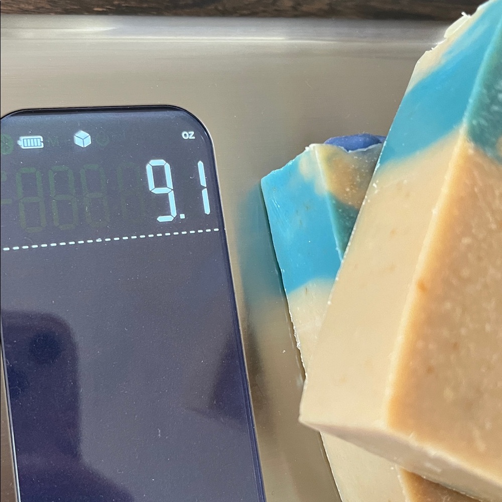 Blueberry Thyme Goat Milk Soap Deluxe Bar Set - Picture 6 of 7